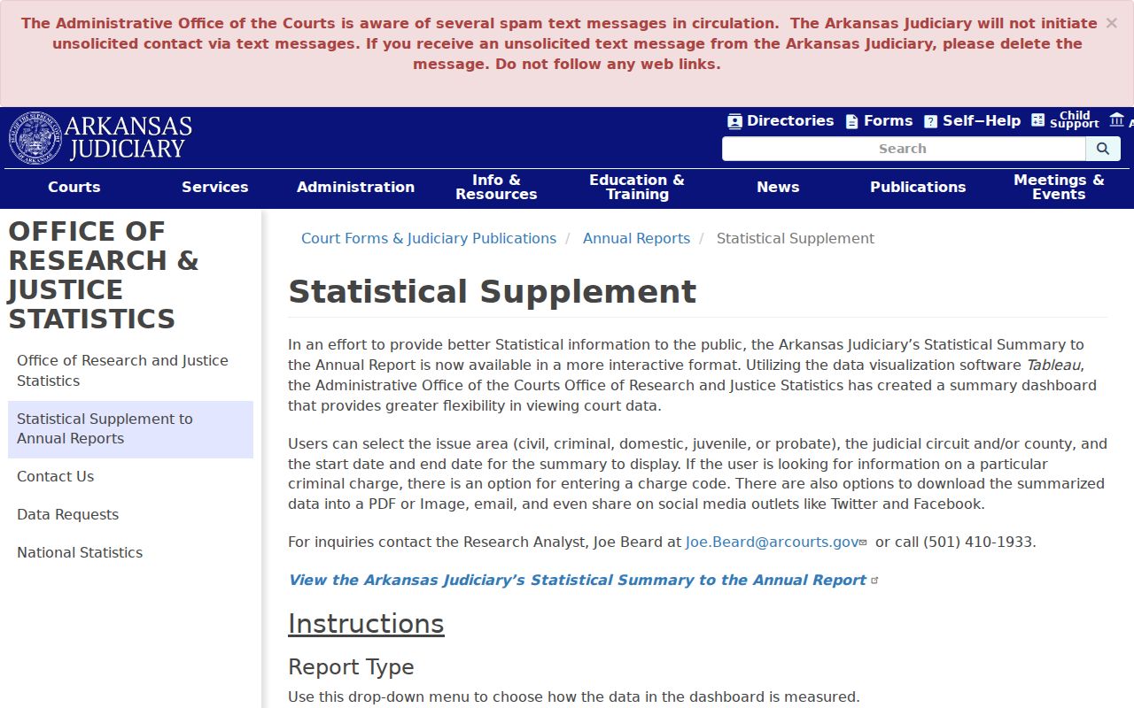 Crawford County civil docket Arkansas court statistics source