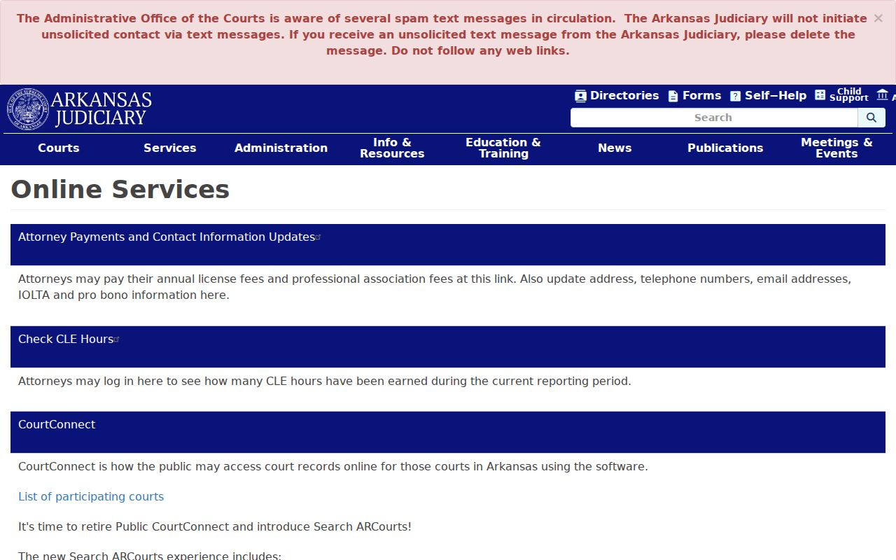 Crawford County court docket Arkansas online services